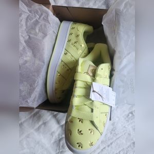 adidas originals Women’s sneakers  Campus 00’s Pulse Yellow/Gold Metallic